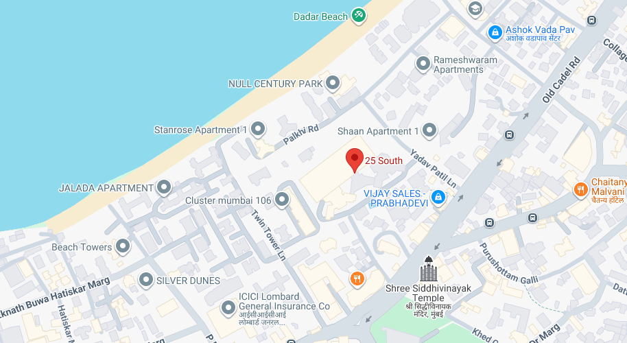 25 South Location Map